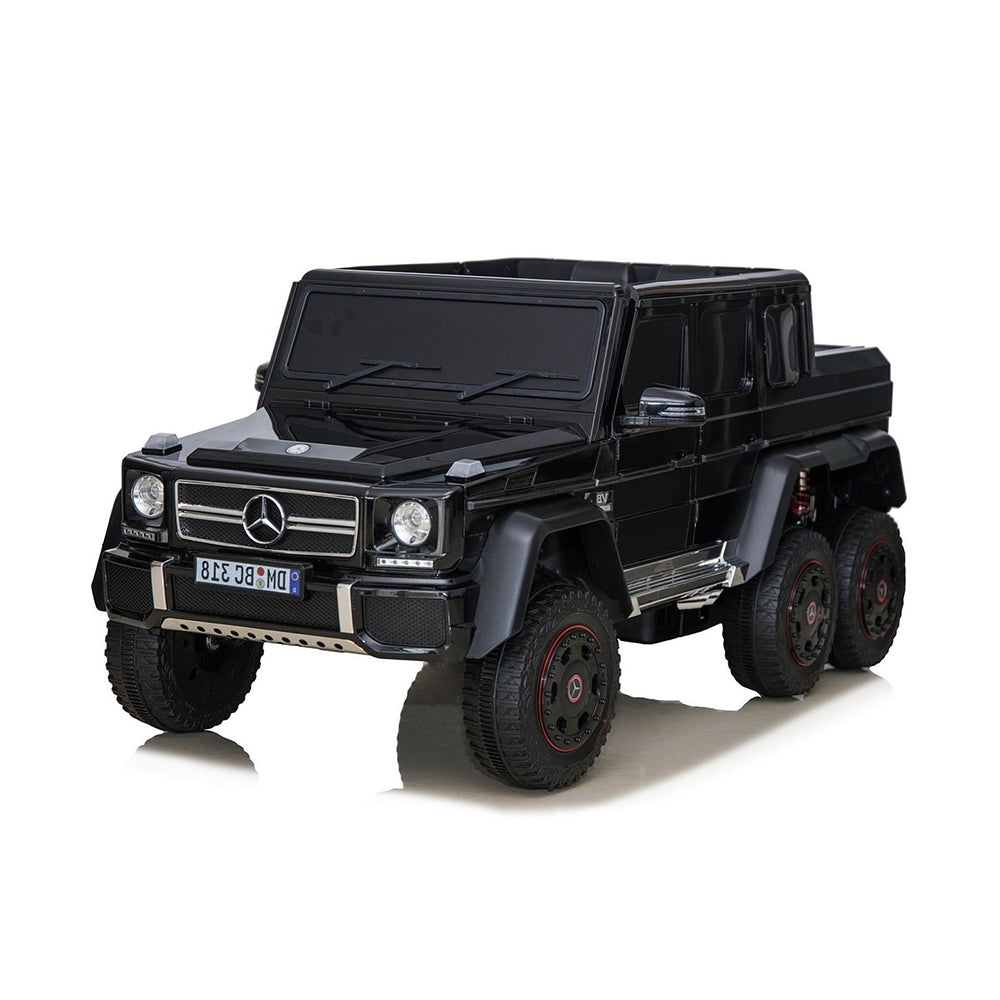 Elektrische Kinderauto - Mercedes Benz G63 AMG 6x6 - Zwart